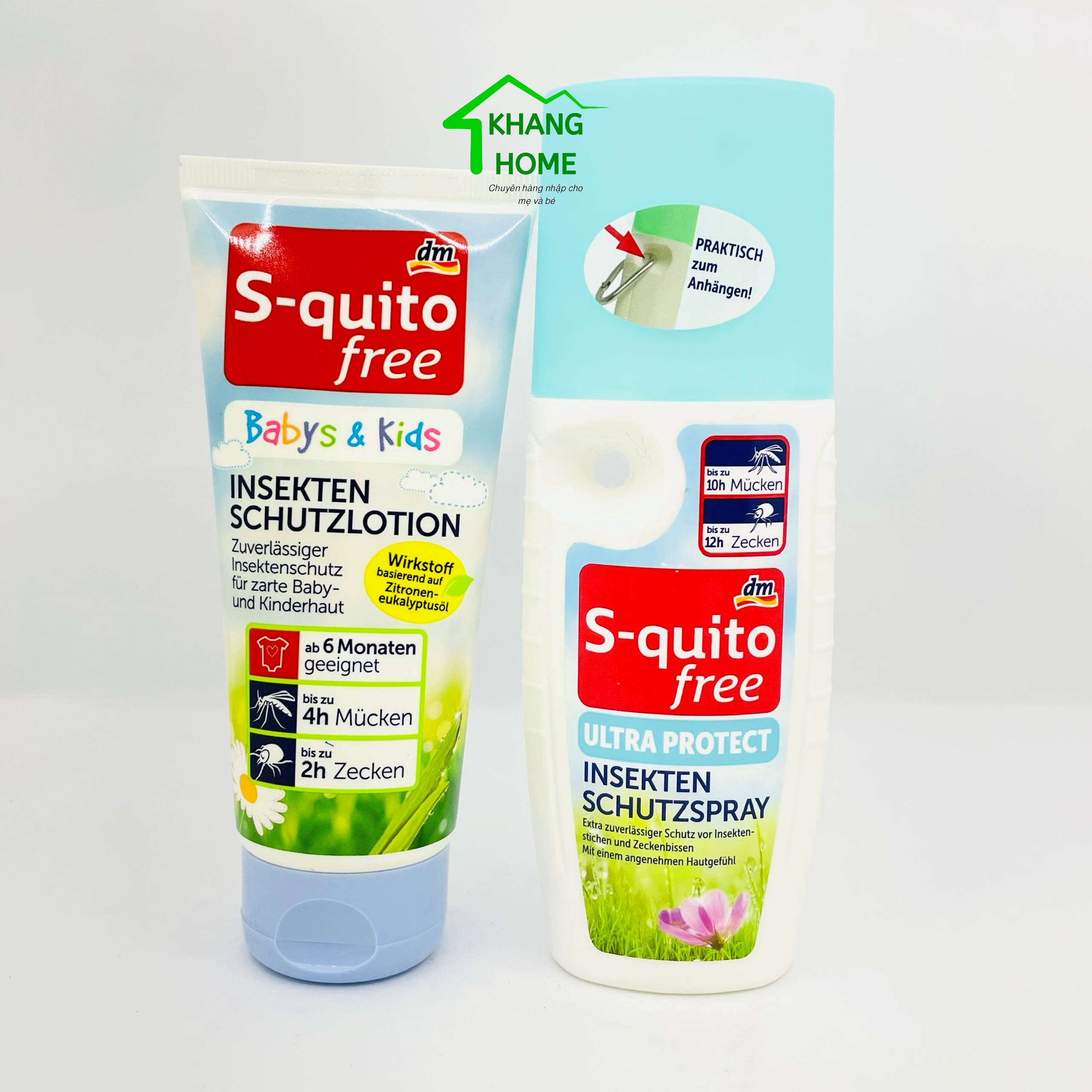 KEM CHỐNG MUỖI & CÔN TRÙNG CẮN S-QUITO FREE 100ML