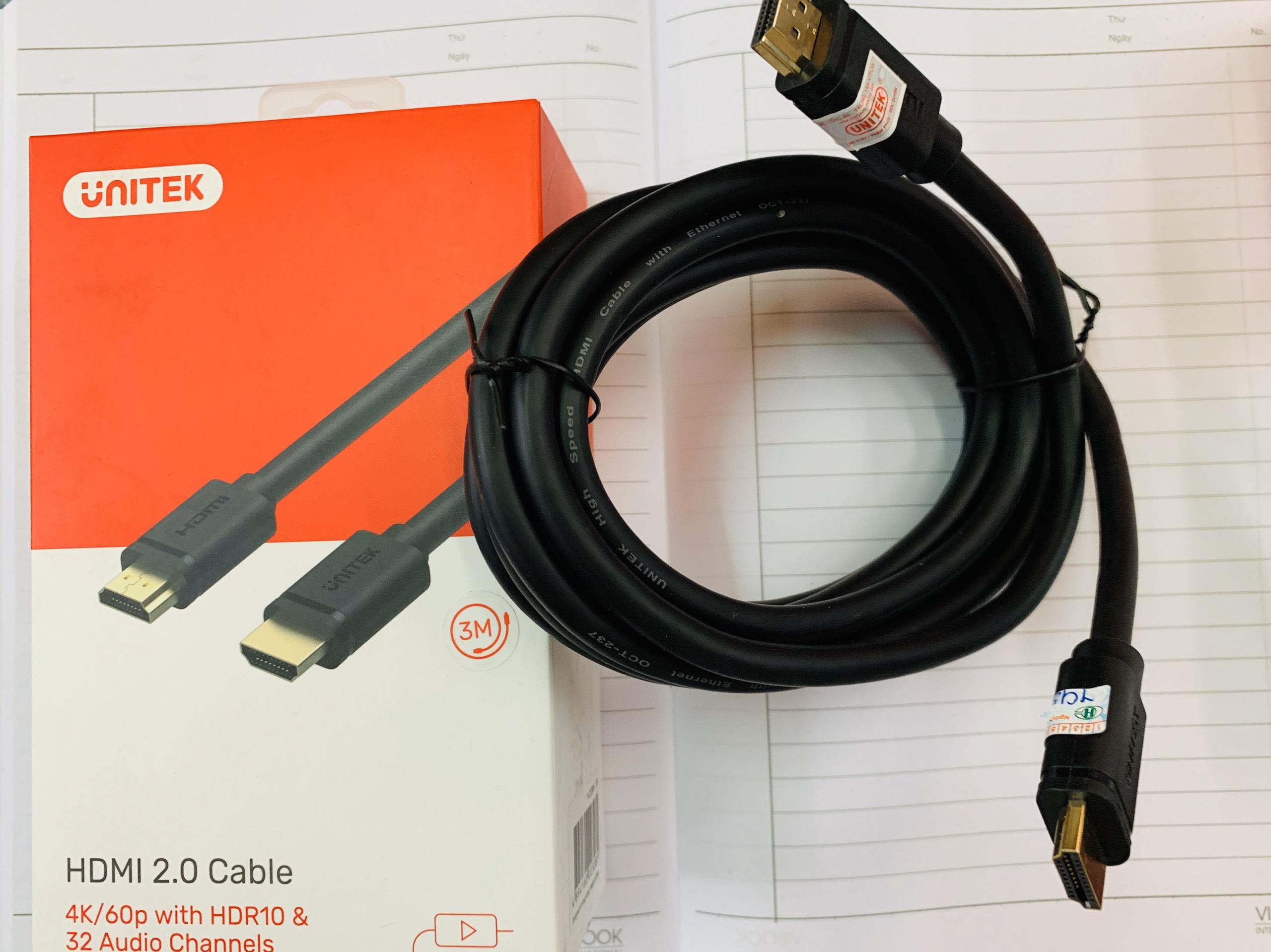 [HCM]Cáp HDMI 3M Unitek Y-C139M