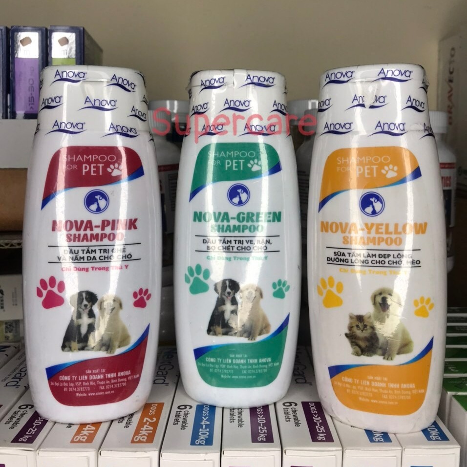 [Hoàn tiền 10%] [CÓ HỎA TỐC] Sữa Tắm Nova 150ml Chó Mèo