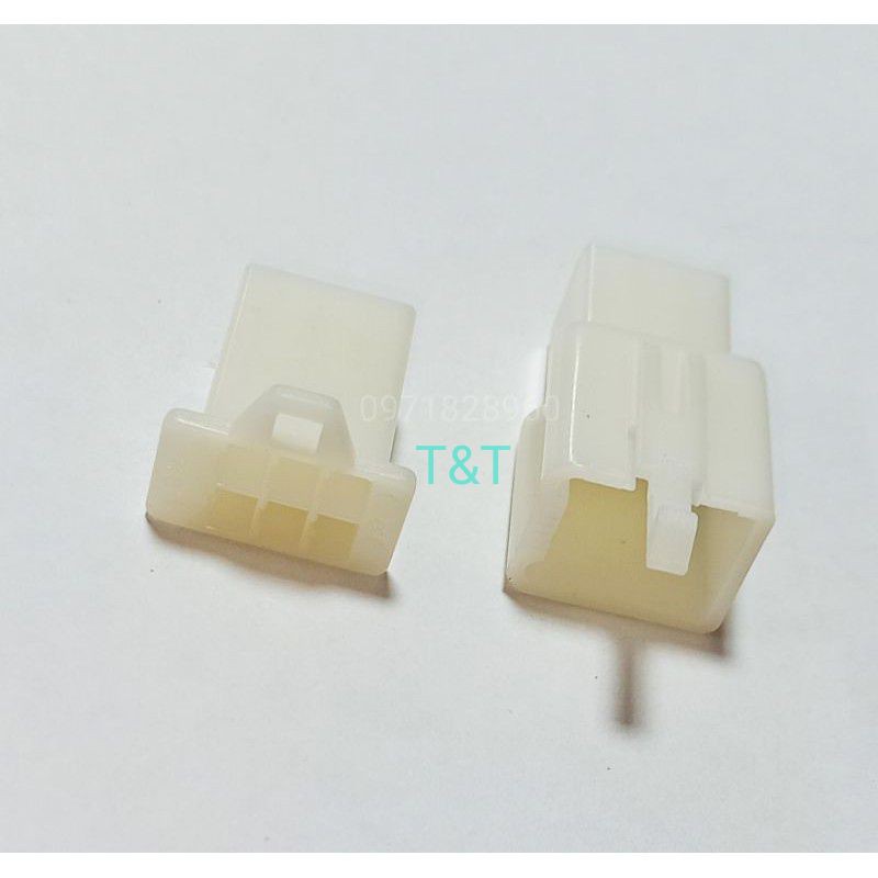 10 Bộ Giắc Nhựa 6P Cos 2.8( Chỉ nhựa)