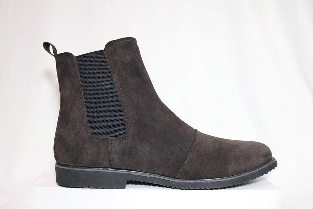 Chelsea Boot da lộn bò AQEEN B10