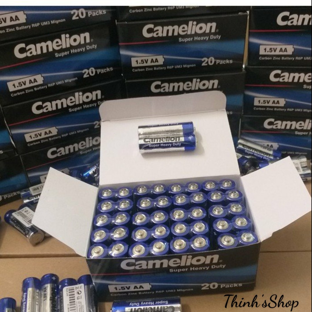 Bộ 3 vỉ pin tiểu AA 1.5V (6 viên) Camelion dùng cho đồ chơi, remote, đồng hồ treo tường