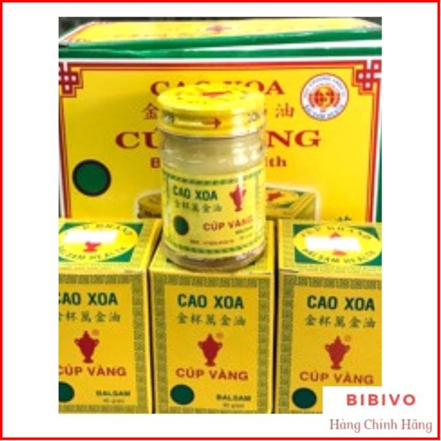 Dầu cù là cao xoa Cúp Vàng hủ 40g