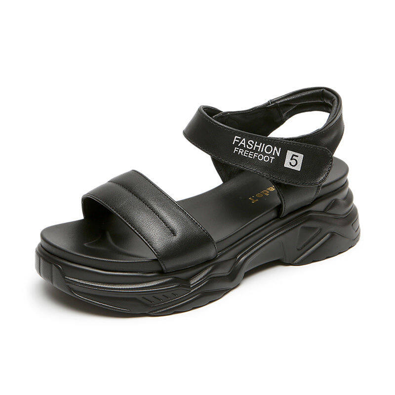 Blonshe giày sandal nữ hàn quốc sandal đế xuồng giày đế xuồng giày bata nữ sneaker dép cao gót nữ dép đê xuồng 062949828