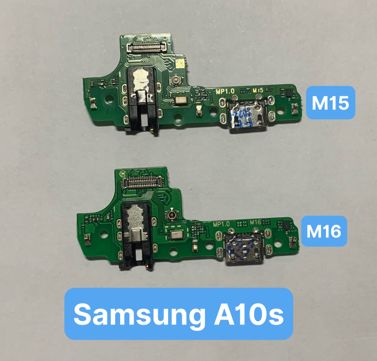 Cụm bo sạc, cáp sạc samsung A10s ( mã M15, M16)