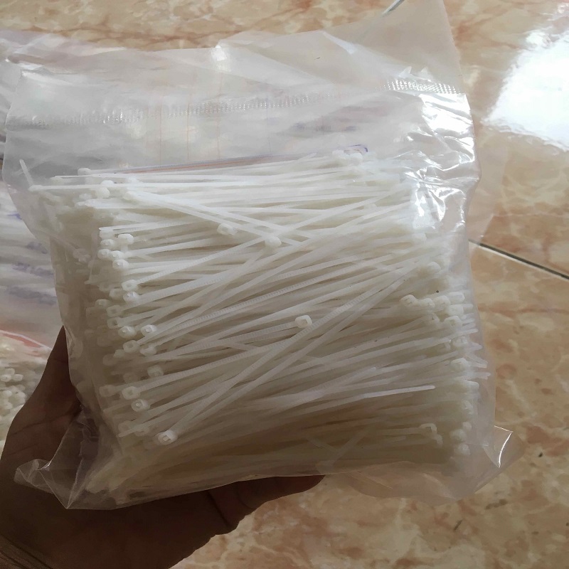 [HCM]Combo 1000 Sợi Dây Rút Nhựa Trắng - Đen 10cm