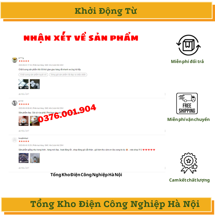 Khởi động từ 3 pha GMC9A/LS/220 v