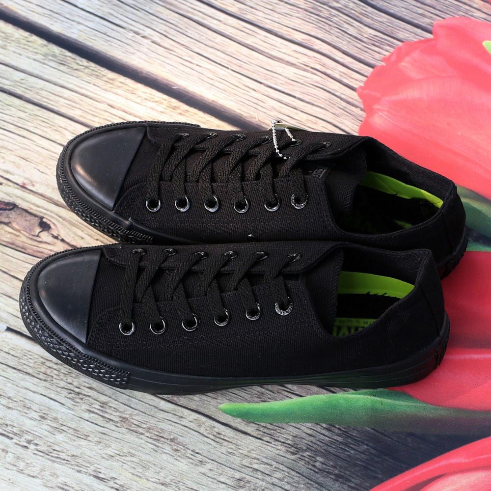 [HCM]Giày Vải Sneaker Bata Thể Thao CK2 Cổ Thấp Full Đen Nữ
