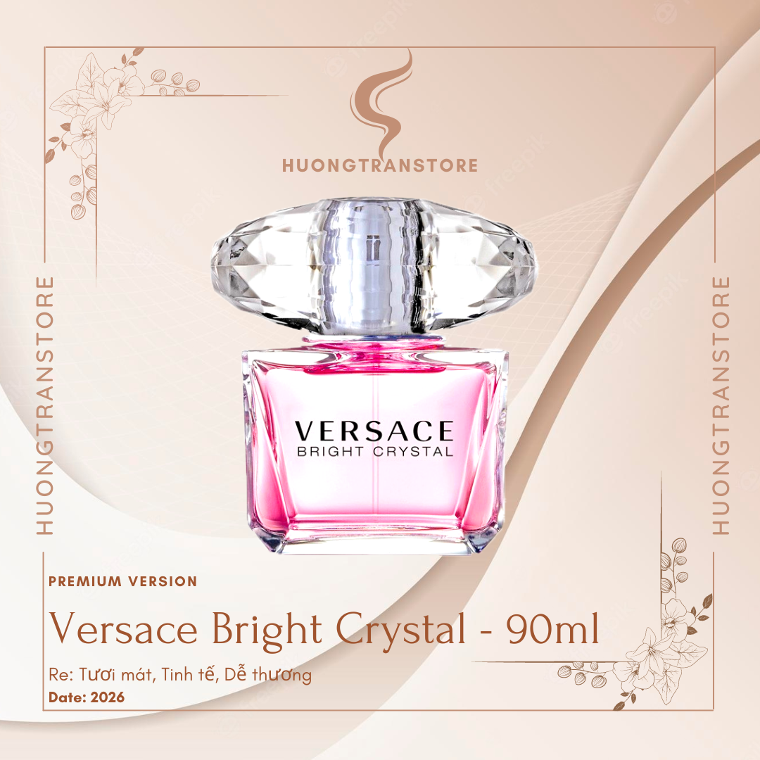 Nước Hoa Nữ Versace Bright Crystal Diamond 90ml [Phân Loại 1] Đẳng Cấp