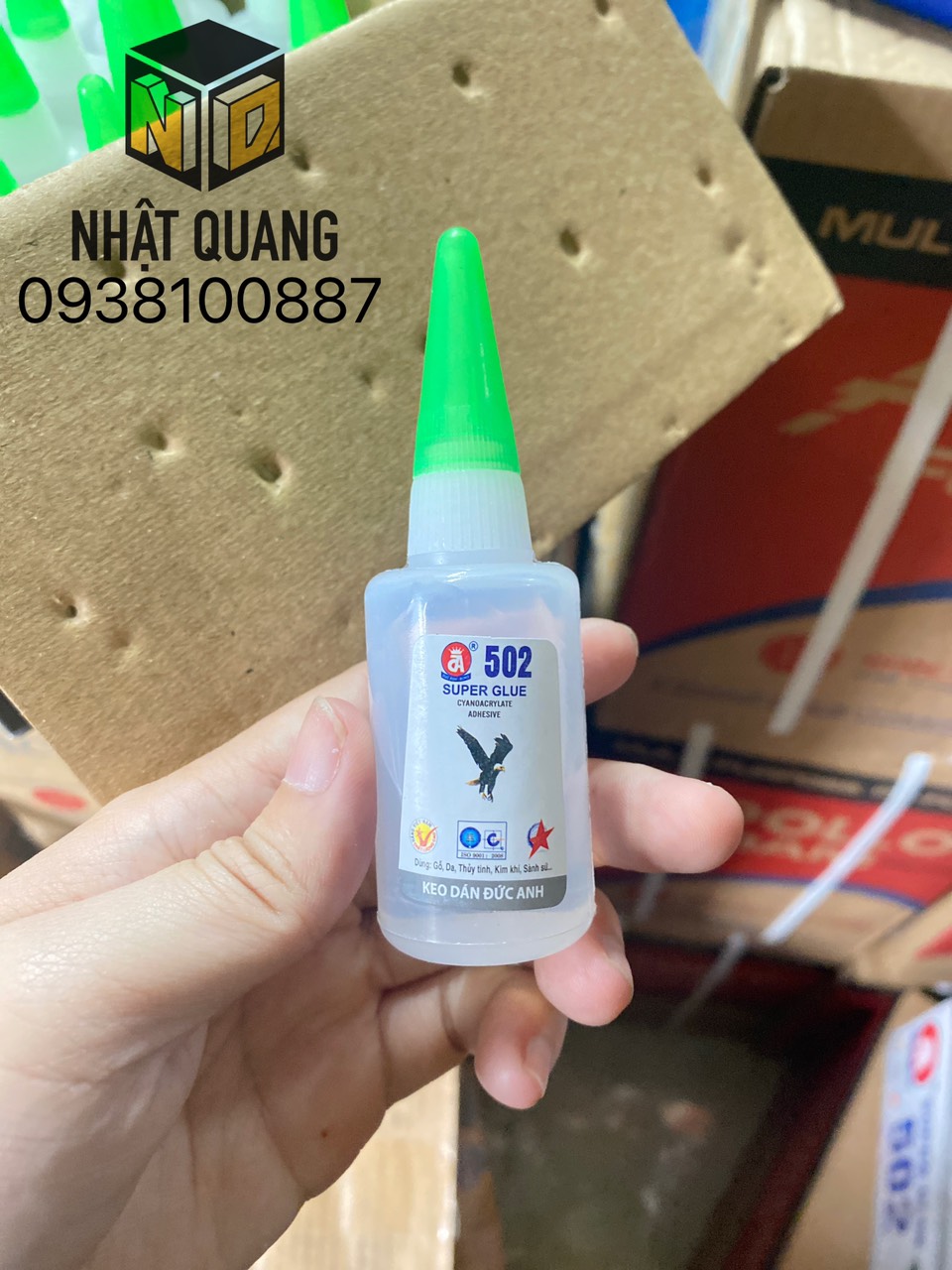 Keo 502, Keo Dán Sắt