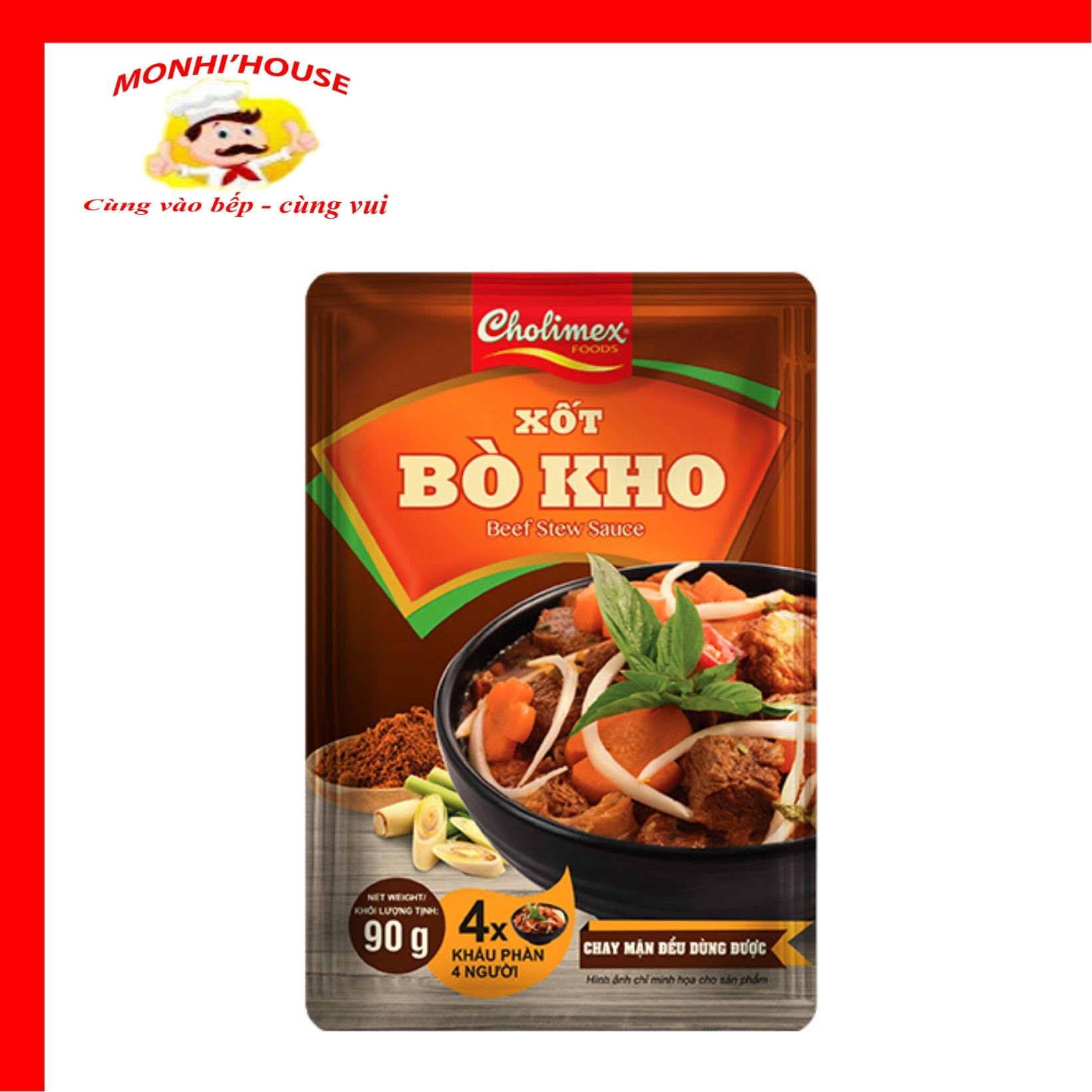 Xốt Bò Kho Cholimex gói 90g