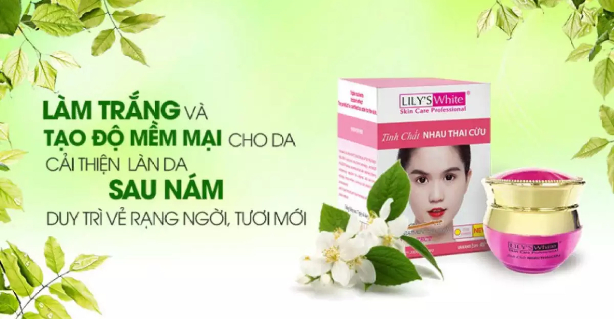 [HCM]Kem dưỡng trắng da Lily’s White (Tinh Chất Nhau thai cừu ) 20g