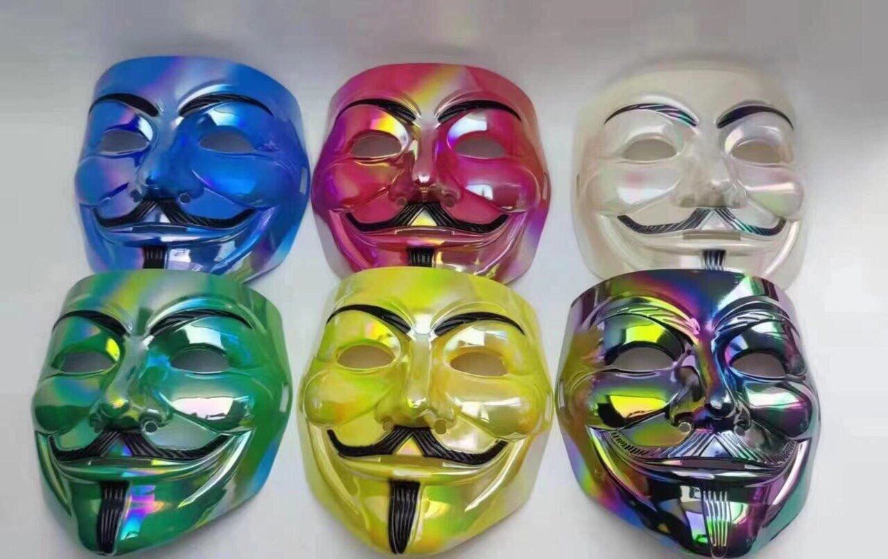 [MUA 2 GIẢM 5%][HCM]Mặt nạ Hacker Anonymus hoá trang halloween/trung thu