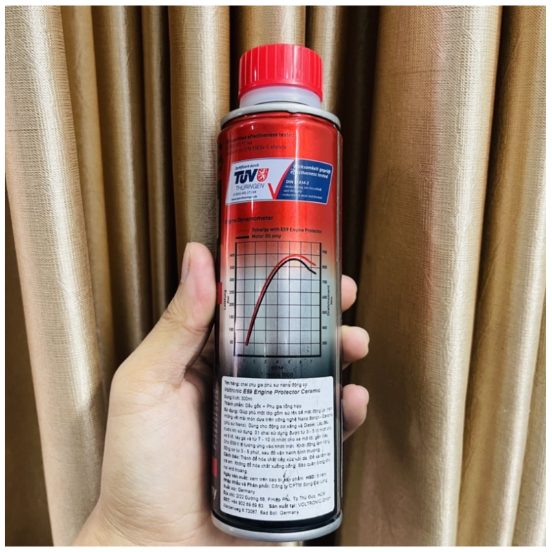 Phụ gia nhớt Voltronic E59 Phủ Sứ Ceramic Động Cơ