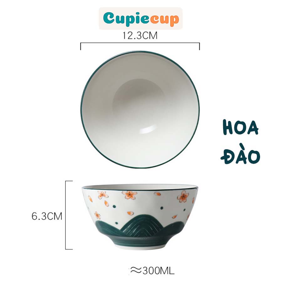 Bát Ăn Cơm Bằng Sứ, Bát Sứ Phong Cách Nhật Bản BAT050