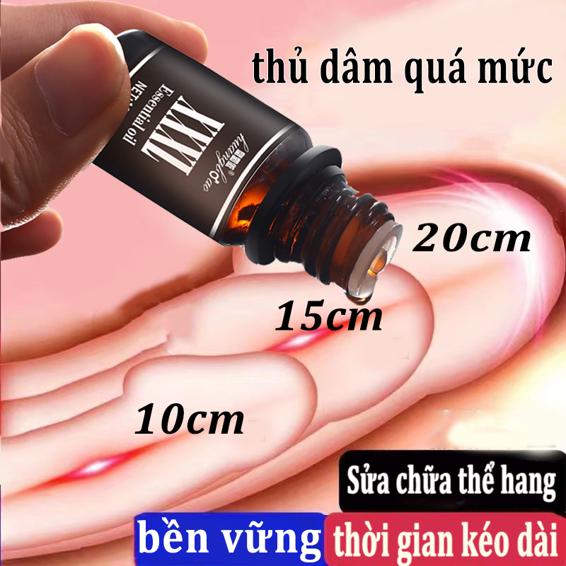 Tinh dầu tăng kích cỡ vùng kín dành cho nam giới, Dầu bôi trơn massage