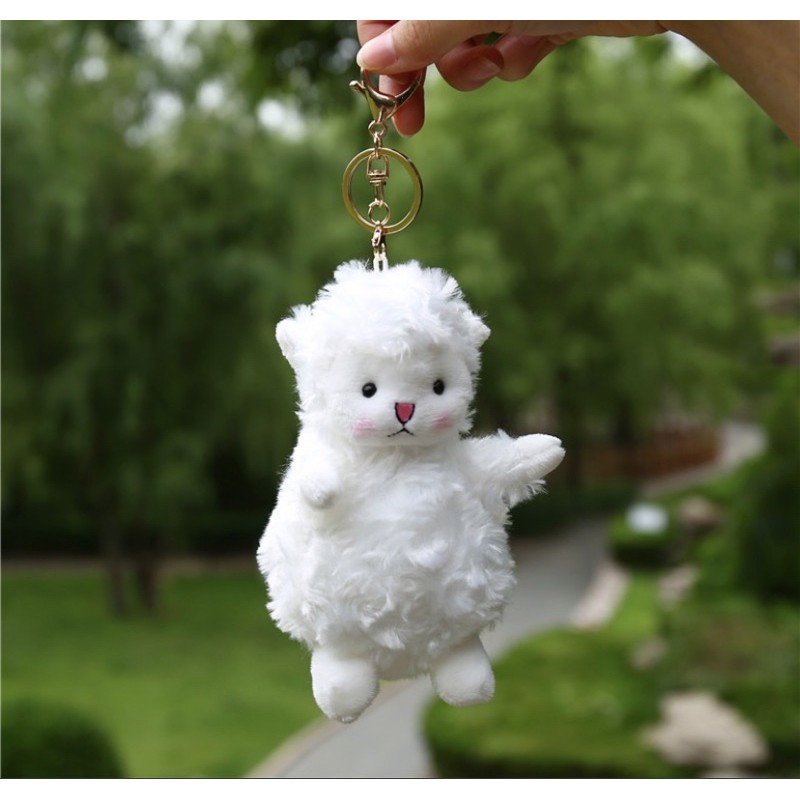MÓC KHOÁ BÔNG - CỪU TRẮNG