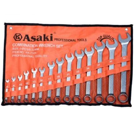 Bộ vòng miệng xi mờ Asaki AK-7504 C2-8-32mm