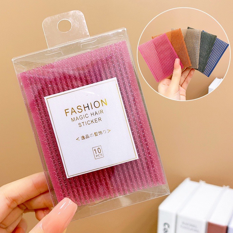 Combo 10 miếng dán cố định tóc gọn gàng trang điểm rửa mặt