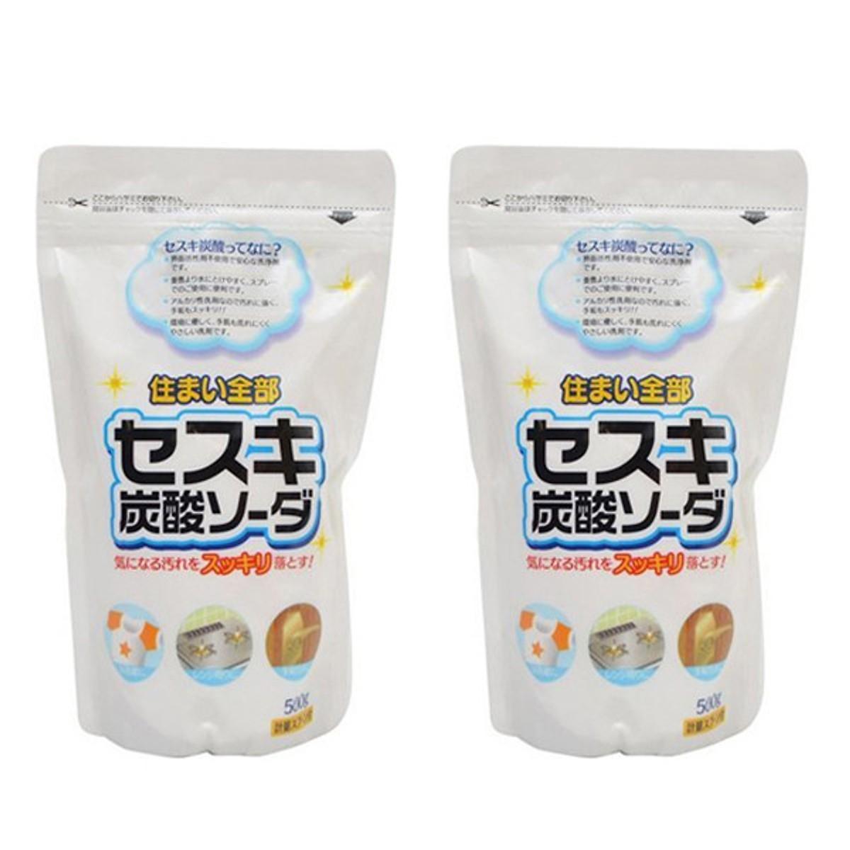 Bột baking soda Sesuki 500g (tẩy trắng) Rocket - Hàng Nhật