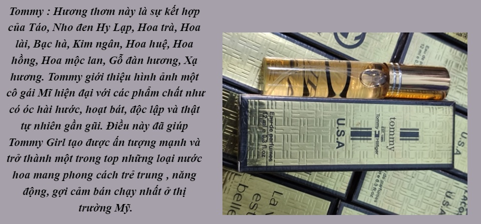 NƯỚC HOA CHIẾT USA 12ml ( Có Dạng Lăn và Xịt )