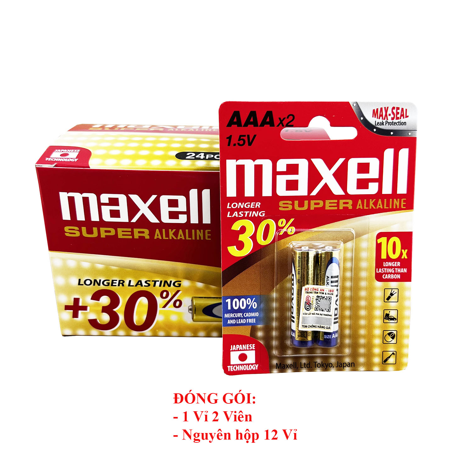 Small Batteries - Aa (2A), Aaa (3A) Alkaline Batteries Maxell Alkaline Lr3 Lr6 Pack of 2