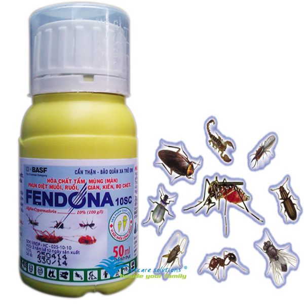 Thuốc diệt muỗi y tế, thuốc diệt muỗi 6 tháng - Fendona 10 SC - 50ml - Phòng chống Corona, ngăn ngừa Sốt Xuất Huyết