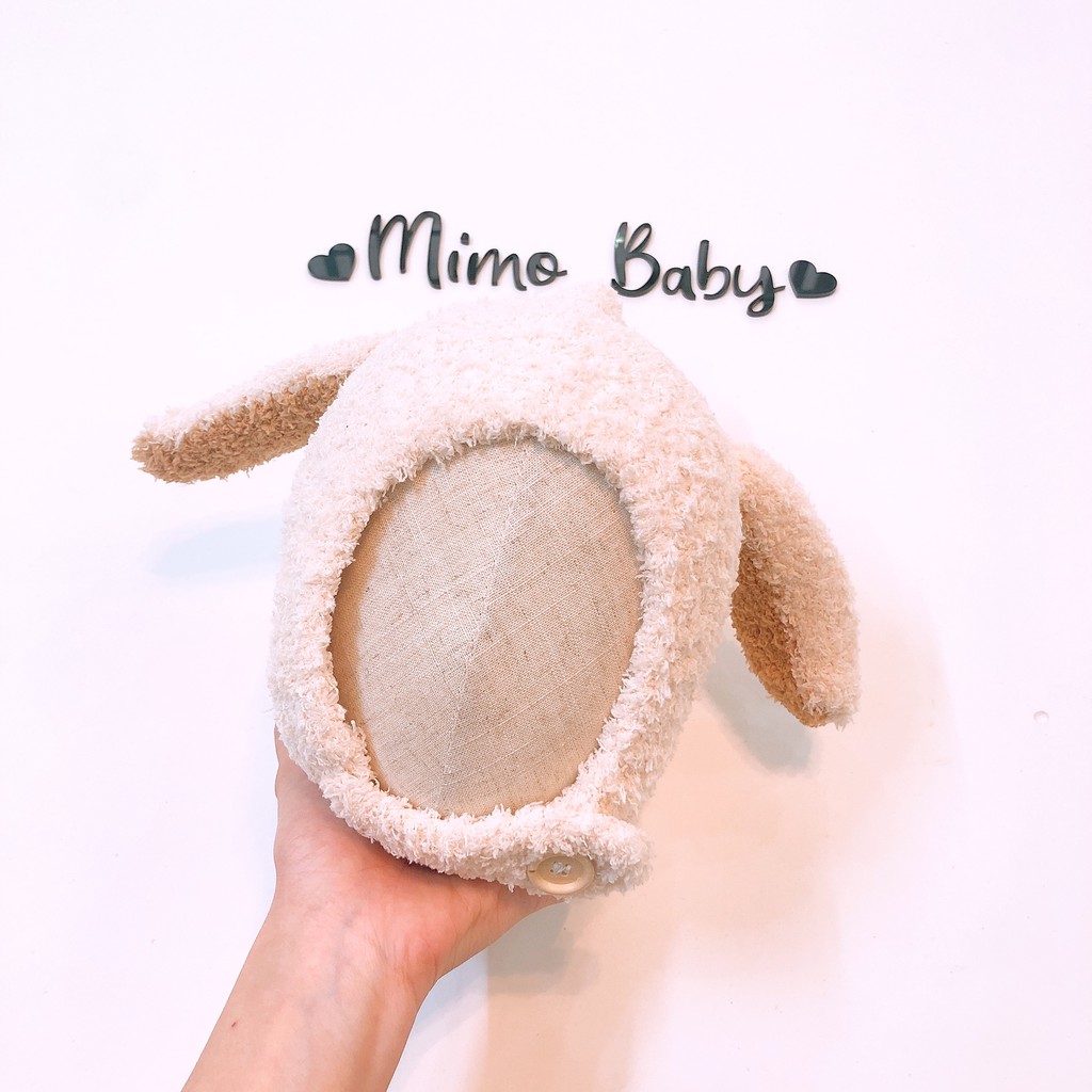 Mũ len tai cừu cho bé (6m-2y) ML02 Mimo baby