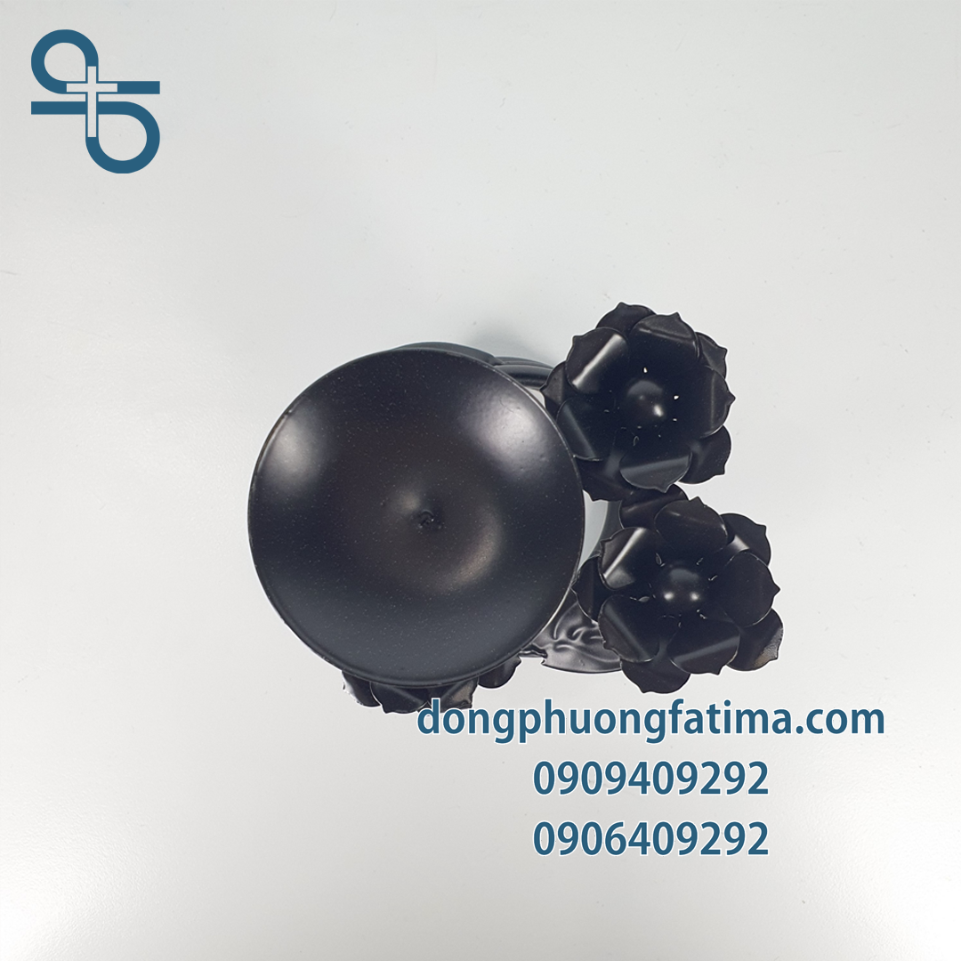 Giá Đỡ Đèn Cầy Hoa Hồng Độc Đáo Trang Trí Bàn Thờ
