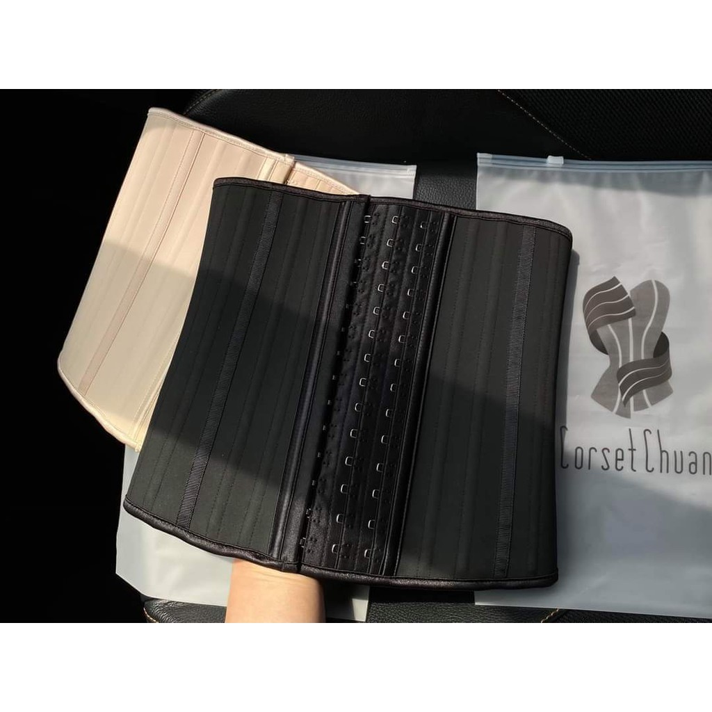 Đai nịt bụng Corset Chuẩn HongKong - Màu đen