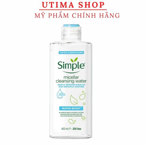 Nước tẩy trang dành cho da nhạy cảm & da khô 200ml Kind To Skin Micellar Cleansing Water Umita shop nhập khẩu