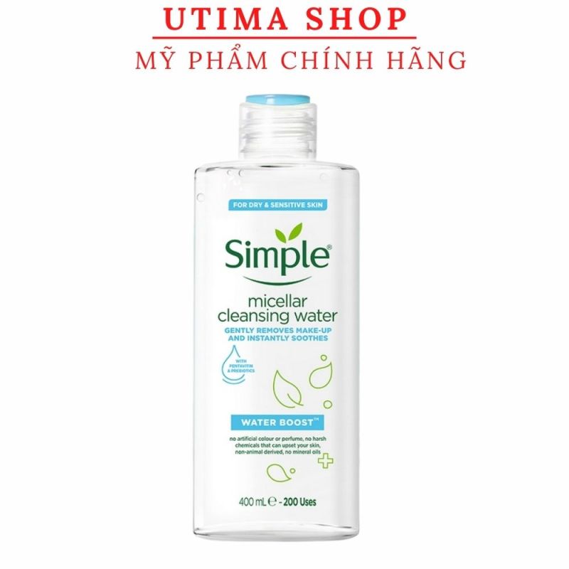Nước tẩy trang dành cho da nhạy cảm & da khô 200ml Kind To Skin Micellar Cleansing Water Umita shop nhập khẩu