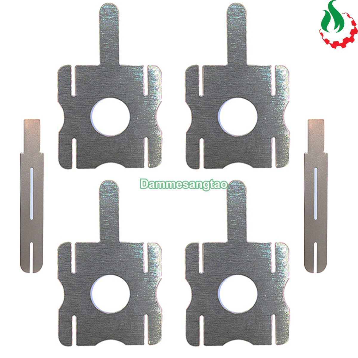 Combo 6 miếng kẽm pin 18650 5S2P 5S3P 5S4P