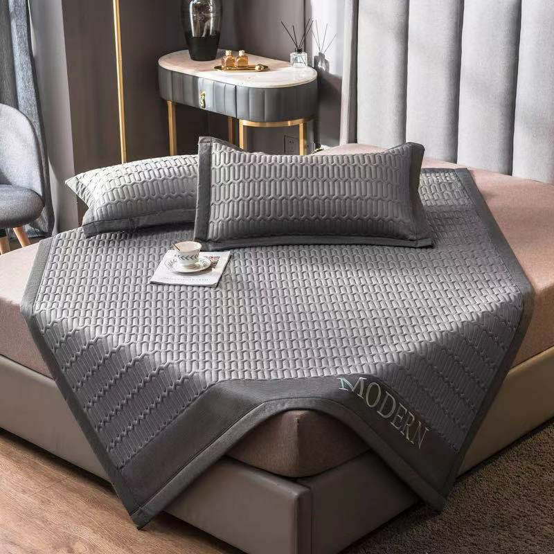 Combo Chiếu + 2 vỏ gối nằm Cao Su Non Siêu Cấp Modern 9 Tone Màu Chọn Lựa Kích Thước M6/M8, mùa hè nằm mát