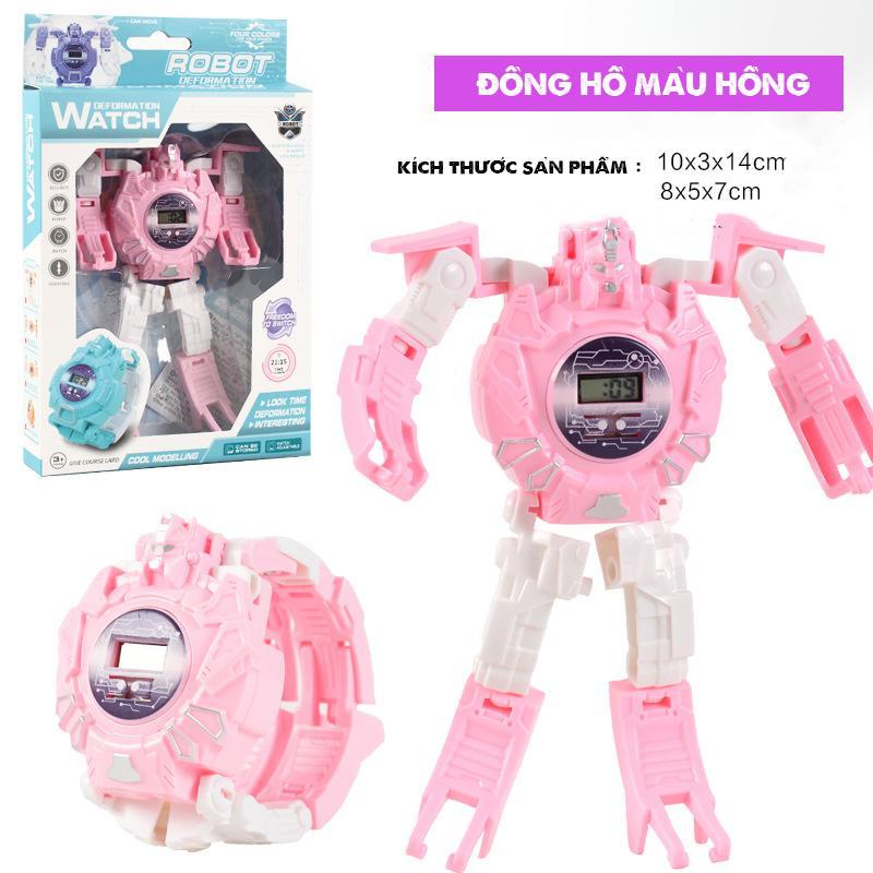 Nơi bán Đồng hồ, Đồng hồ trẻ em , Đồng Hồ Điện Tử Dành Cho Trẻ Em Biến Hình Robot 2 Trong 1