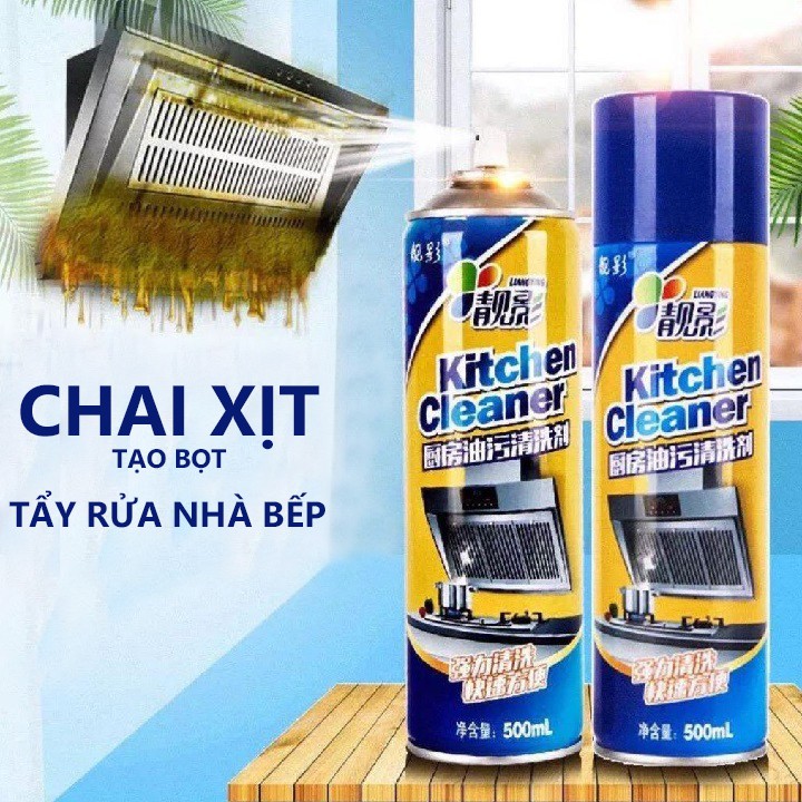 Chai xịt tẩy rửa nhà bếp đa năng Kitchen cleaner 500ml - Nước tẩy rửa nhà bếp đa năng
