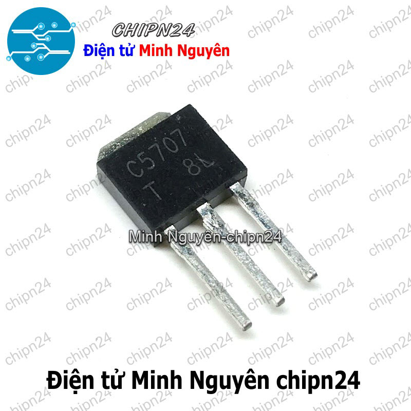 [3 con] (KT1) Transistor C5707 TO-251 NPN 8A 50V (2SC5707 5707) - HH005711