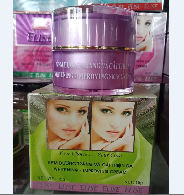 KEM ELISE DƯỠNG TRẮNG VÀ CẢI THIỆN DA 15G