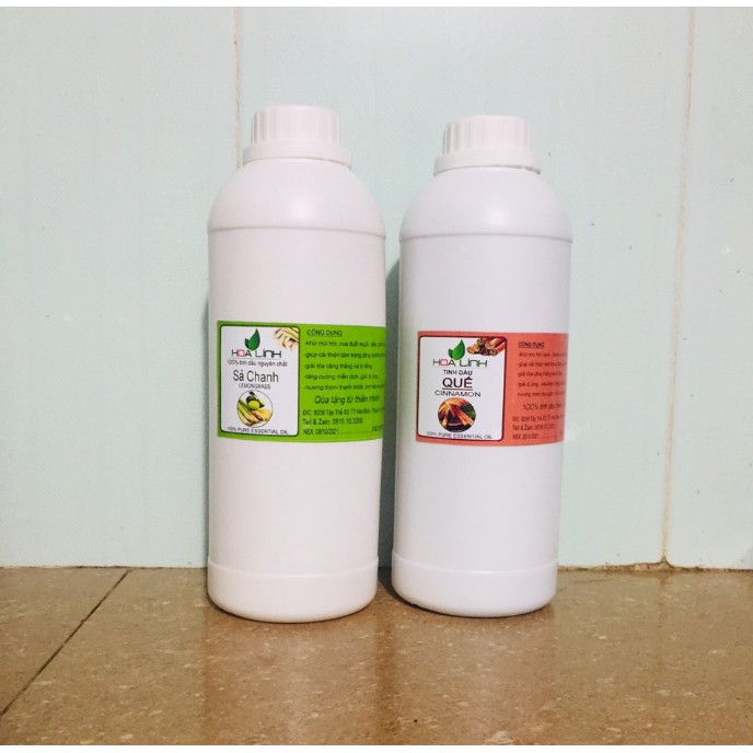 Tinh dầu SẢ CHANH nguyên chất , chai 500ml
