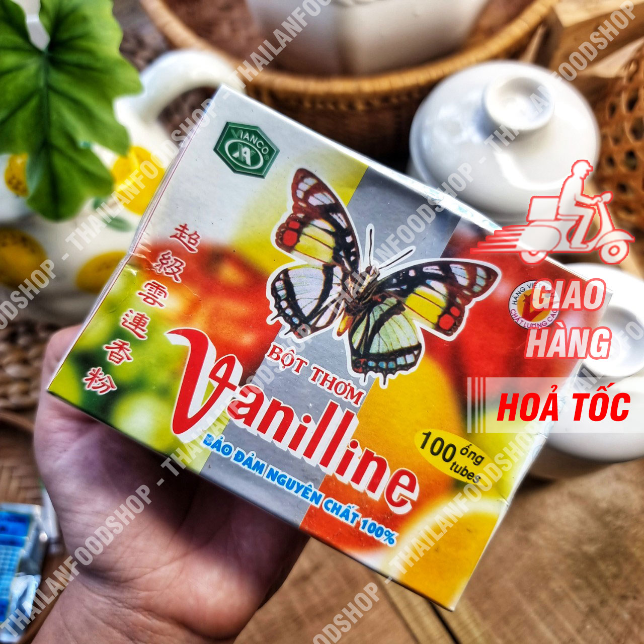 Bột Thơm Vanilline Hiệu Con Bướm Việt Ấn (Vani)