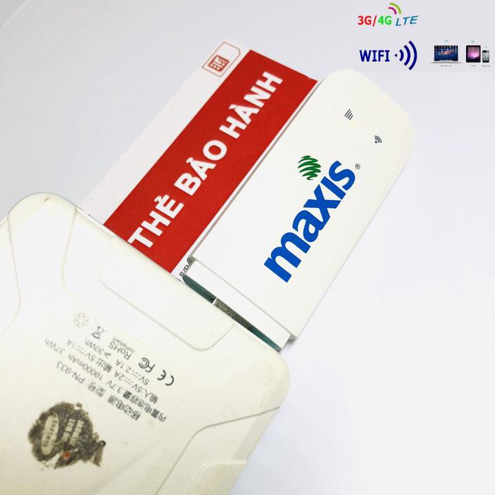 USB phát Wifi 3G 4G Maxis ZTE MF70, đa mạng,siêu tốc