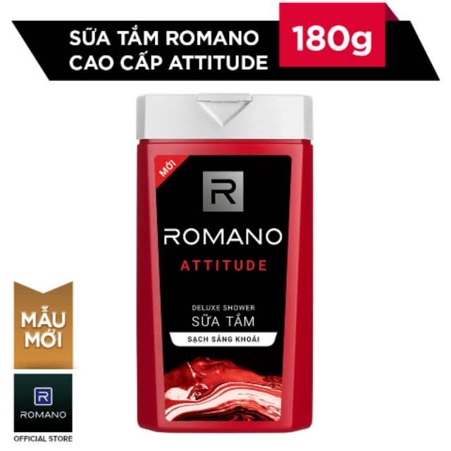 [HCM] Sữa tắm cao cấp romano 180gr