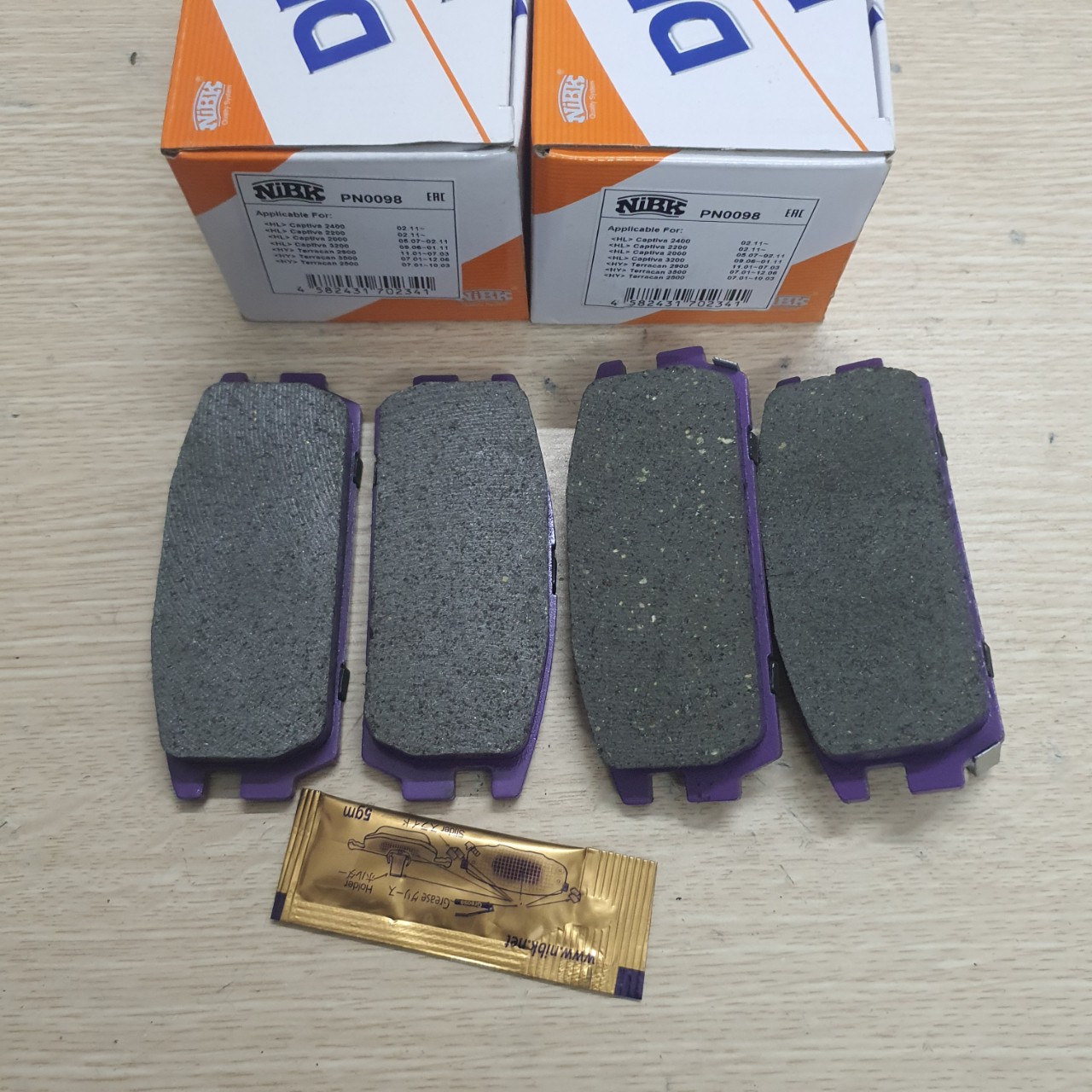 Má phanh sau Captiva (Hàng nhật )