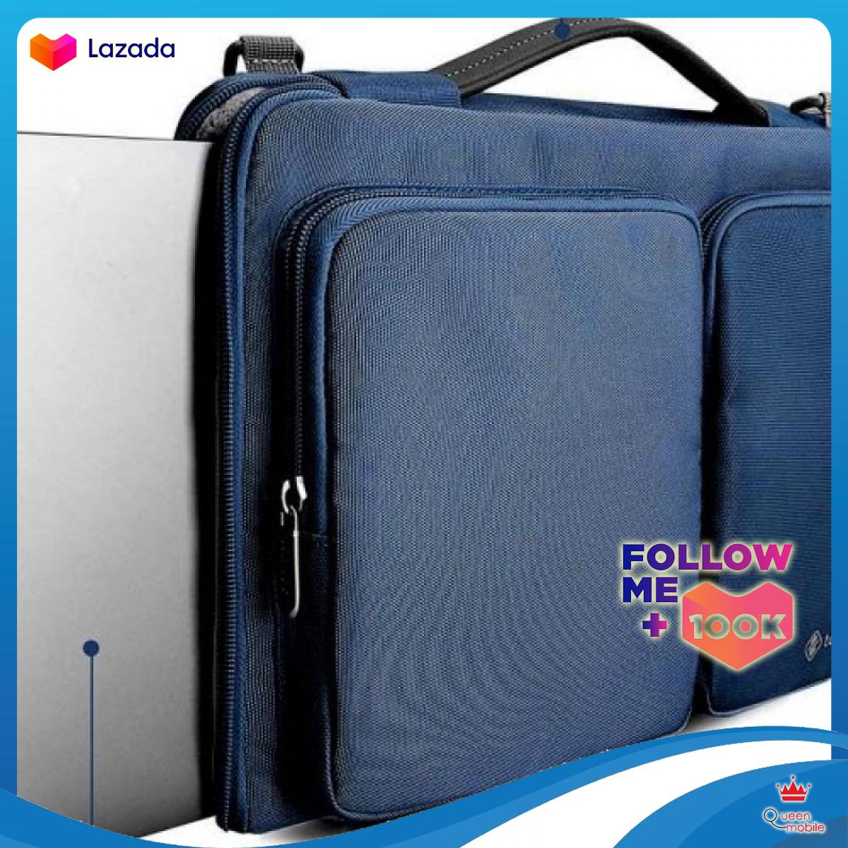 [HCM]TÚI ĐEO TOMTOC (USA) 360 SHOULDER BAGS MACBOOK 13″ Dark Blue