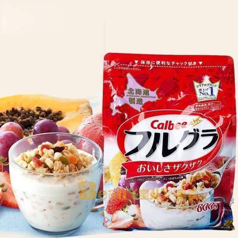 Ngũ Cốc Hoa Quả Calbee Nhật Bản 800gram thực phẩm ăn kiêng