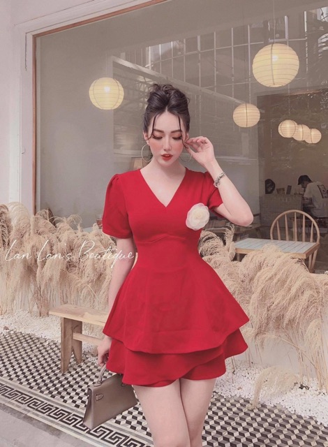 [HCM]Set Peplum Hoa #Bigsize 60=>90