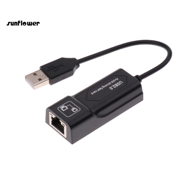 Usb to lan - cáp chuyển đổi usb 2.0 sang lan 10-100-1000 mbps gigabit .dây chuyển đổi usb 2.0 sang cổng mạng lan rj45