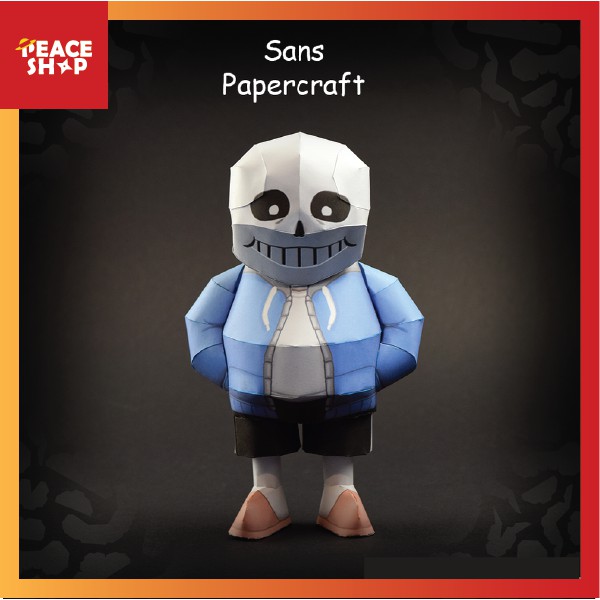 Mô Hình Giấy Sans - Undertale OS18