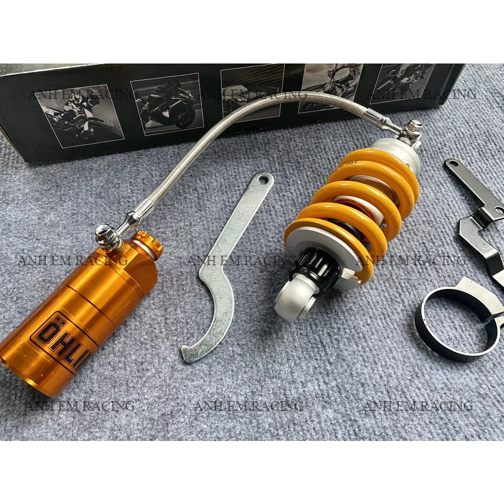 Phuộc sau ohlins bình dầu winner sonic ex135 ex150 ex155 ex nhỏ ex50cc ex10 ex11