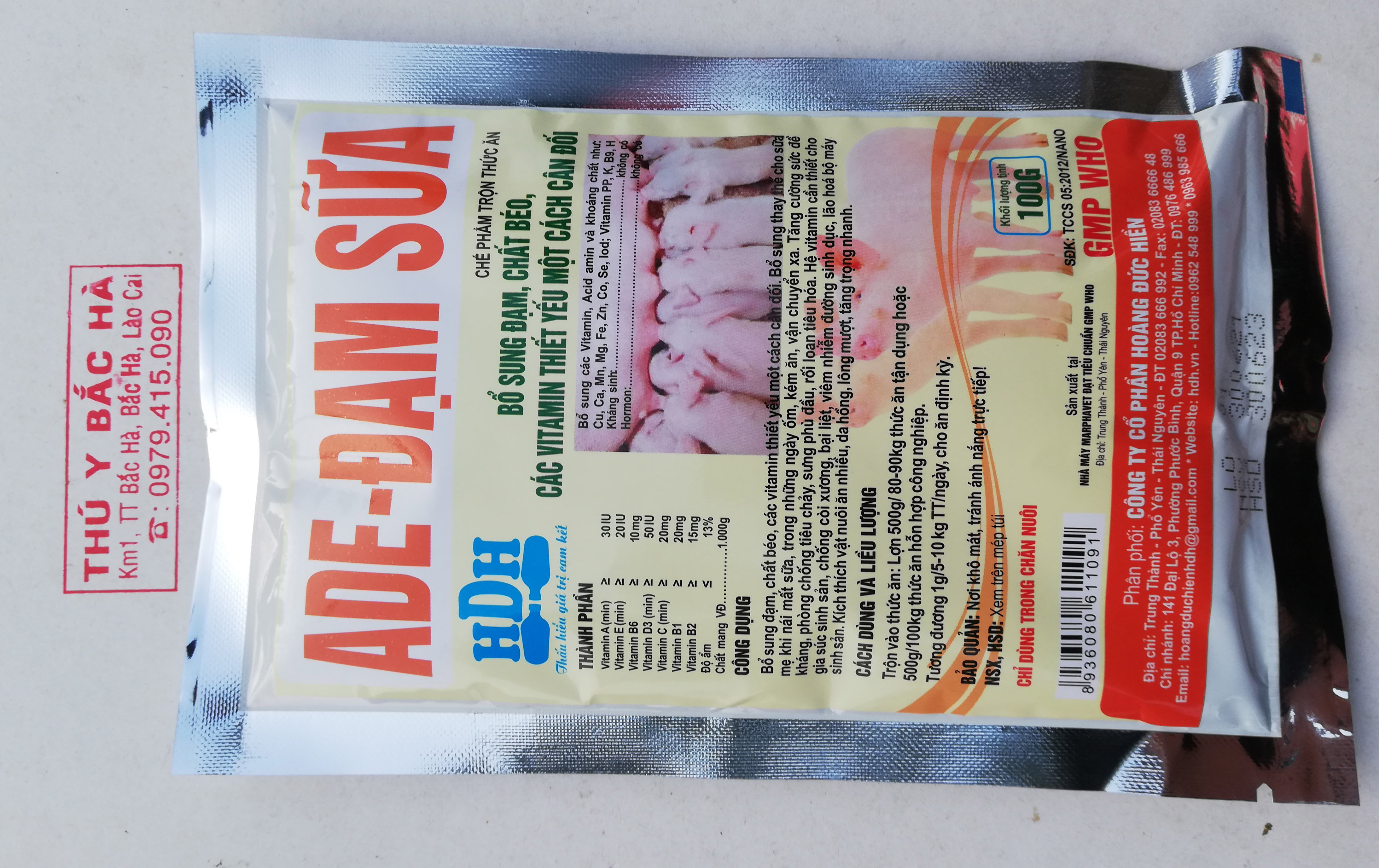 1 gói ADE-ĐẠM SỮA 100g Bổ sung đạm, chất béo, các vitamin thiết yếu một cách cân đối